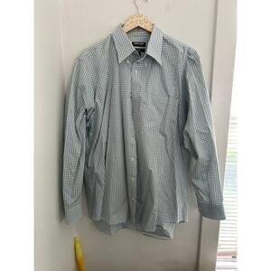 KIRKLAND Men's Traditional Fit Non-Iron Button Front | Size 17